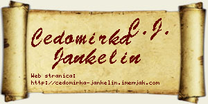 Čedomirka Jankelin vizit kartica